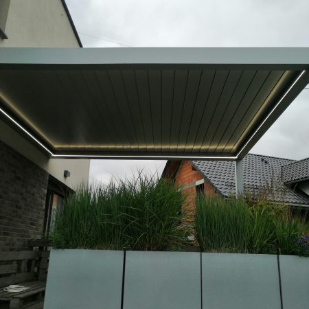 Zadaszenie tarasowe aluminiowe MOODWAY 300X300cm antracyt