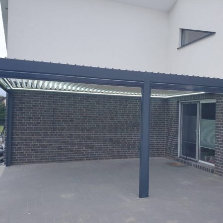 Zadaszenie tarasowe aluminiowe MOODWAY 300X600cm antracyt