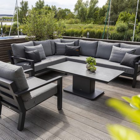 Zestaw wypoczynkowy Timber lounge Lava Mist Grey