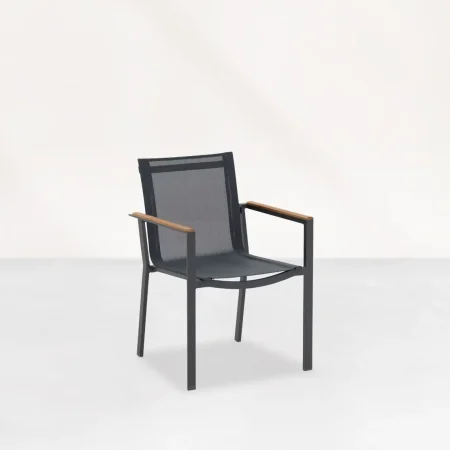 Krzesło sztaplowane Primavera Lava Teak