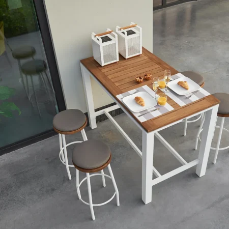 Zestaw barowy 4 os. Concept Canada White
