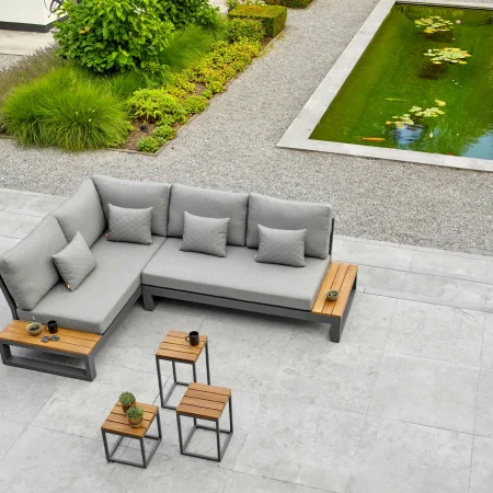 Narożnik 4-seat Soho Open Lava Mist Grey
