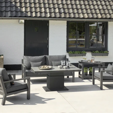 Zestaw wypoczynkowy Timber 4-seat Lava Basalt