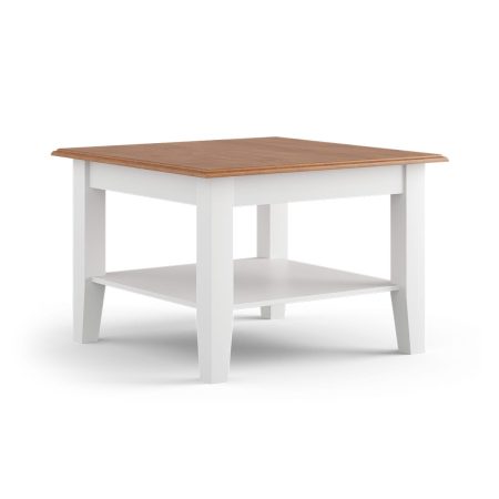 Ława sosnowa mała biała dąb Belluno Elegante