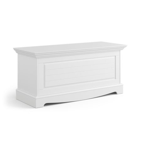 Skrzynia sosnowa Belluno Elegante biała