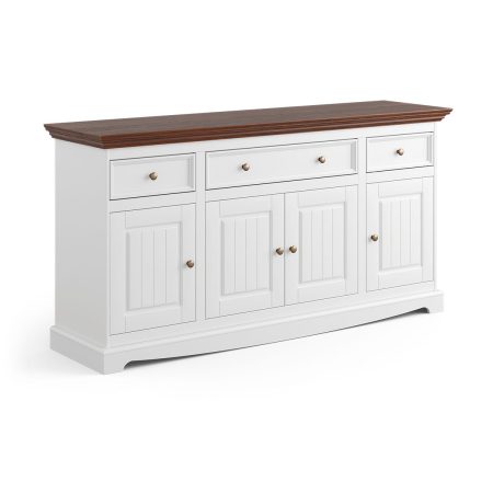 Komoda Belluno Elegante 4.3 biała / orzech