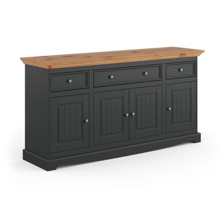 Komoda 4.3 grafit - naturalna sosna Belluno Elegante