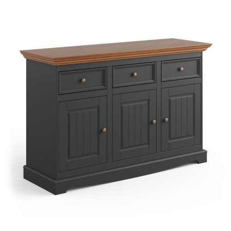 Komoda 3.3 grafit - dąb Belluno Elegante