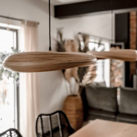 Lampa bambusowa Sabrina S - 30 cm