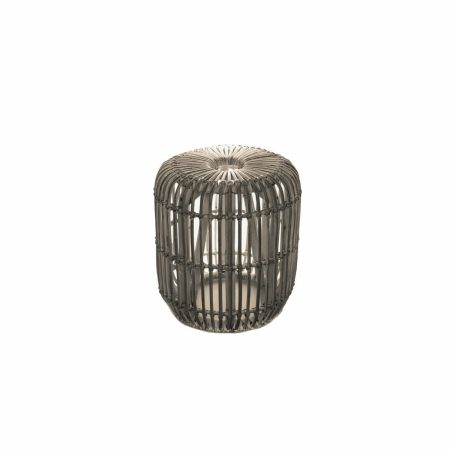 Stolik - Puf rattanowy CANNES  Ø35x45 Vimine naturalny