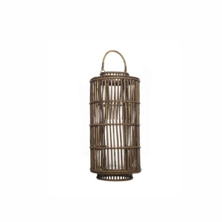 Lampion ogrodowy okrągły EMILION   Vimine naturalny