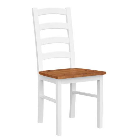 Krzesło Belluno Elegante 01 z siedziskiem w kolorze dębu