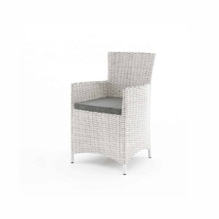 Fotel ogrodowy AMANDA  56x64x85,5 Oltre royal biały technorattan