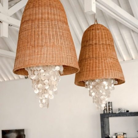 Lampa rattanowa Sky L