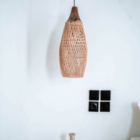 Lampa rattanowa Wyatt podłużna
