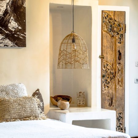 Lampa rattanowa Marley L