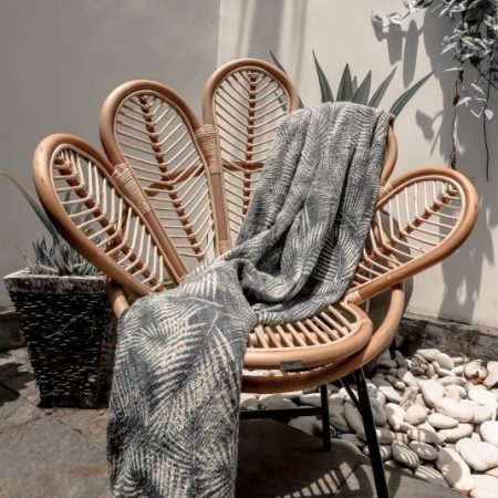 Fotel rattanowy Flower naturalny