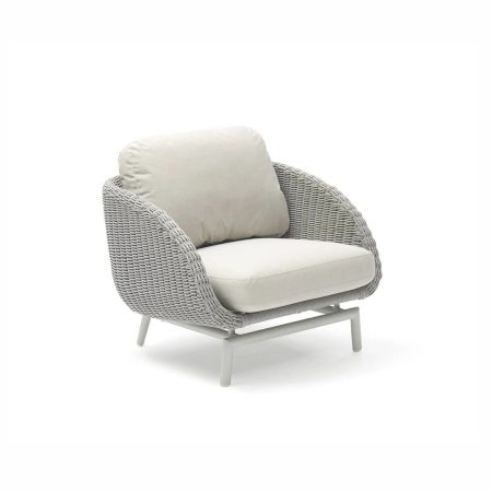 Fotel ogrodowy SCOOP  82x84x80 Couture Jardin szary aluminium