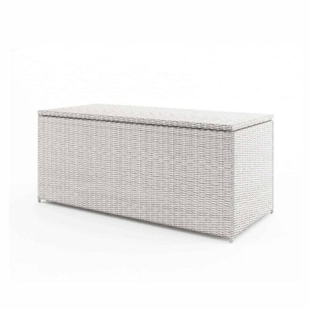 Skrzynia ogrodowa SCATOLA  160x82x74 954L Oltre royal biała technorattan