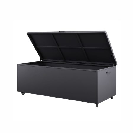 Skrzynia tarasowa, ogrodowa CONTENITORE   ZUMM antracytowa aluminium