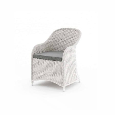 Fotel ogrodowy LEONARDO  50x65x86 Oltre royal biały technorattan