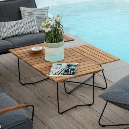 Stolik kawowy ogrodowy Bolzano Loft prostokątny 120x60