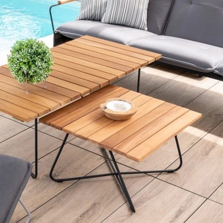 Stolik kawowy ogrodowy Bolzano Loft kwadratowy 65x65