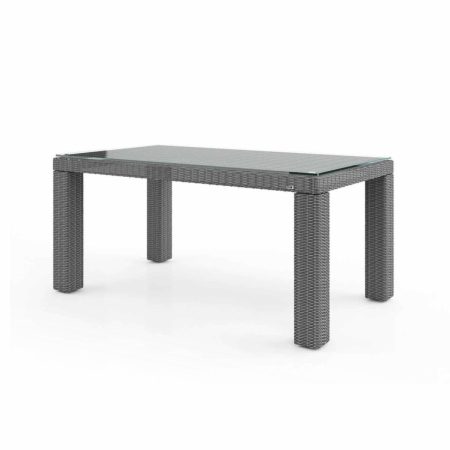 Stół ogrodowy RAPALLO   160x90 Oltre royal szary technorattan
