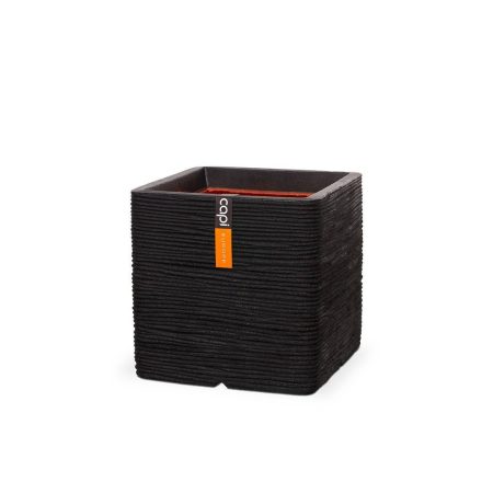 Donica ogrodowa KBLR mrozoodporna 30x30x30 Capi antracytowa