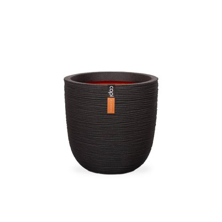 Donica ogrodowa KBLR mrozoodporna Ø35x34 Capi antracytowa