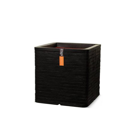 Donica ogrodowa KBLR mrozoodporna 30x30x30 Capi antracytowa