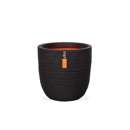 Donica ogrodowa KBLR mrozoodporna Ø35x34 Capi antracytowa