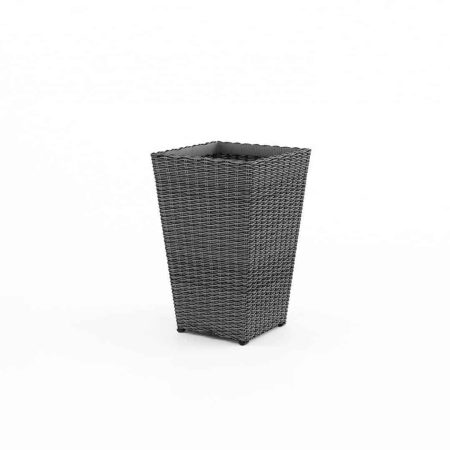 Donica ogrodowa, na balkon SCALEO  60x37x37 Oltre royal szare technorattan