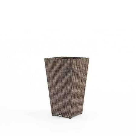 Donica ogrodowa, na balkon SCALEO  60x37x37 Oltre royal piaskowa technorattan