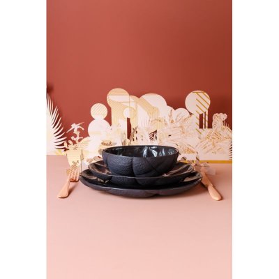 Succession Talerz czarny 21 cm