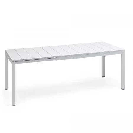 Stół ogrodowy Rio 140 Ext. Nardi BIANCO/ verniciato bianco