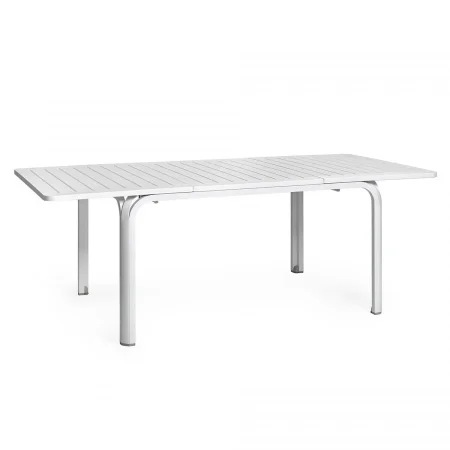 Stół ogrodowy Alloro 140 Extensible Nardi BIANCO/ verniciato bianco