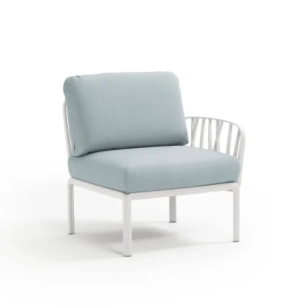 Fotel Komodo Elemento Terminale DX/SX Nardi BIANCO ghiaccio Subrella®