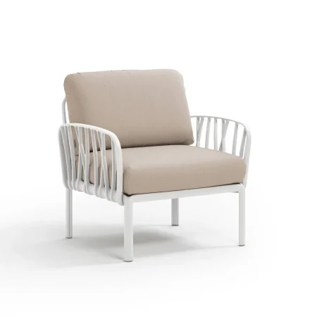 Fotel Komodo Poltrona Nardi BIANCO canvas Subrella®