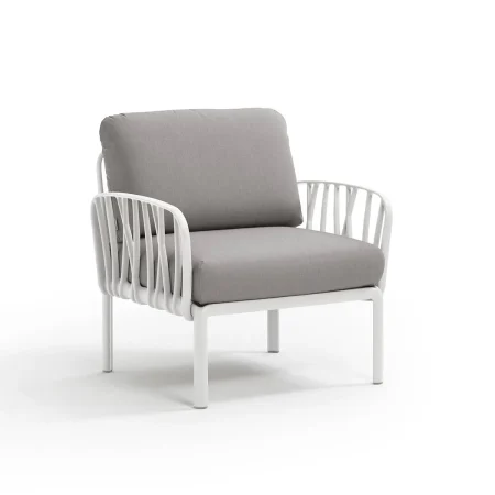 Fotel Komodo Poltrona Nardi BIANCO grigio komodo