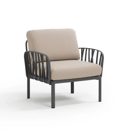 Fotel Komodo Poltrona Nardi ANTRACITE canvas Subrella®