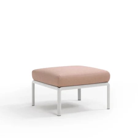 Puf ogrodowy Komodo Pouf Nardi BIANCO rosa quarzo