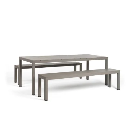 Zestaw mebli ogrodowy Rio Bench Alu Nardi verniciato tortora