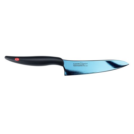 Nóż szefa kuchni Titanium dł. 13 cm, niebiesk