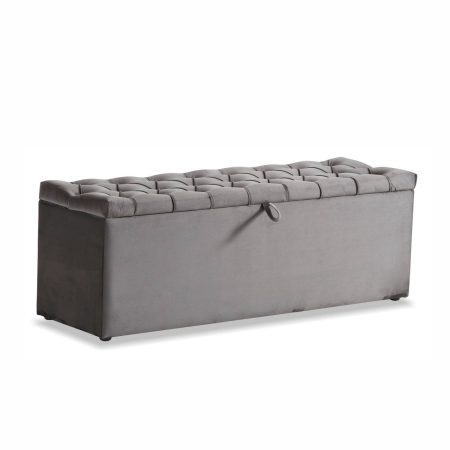 Ławka sypialniana Visco Lux Grey z kolekcji Special Belluna