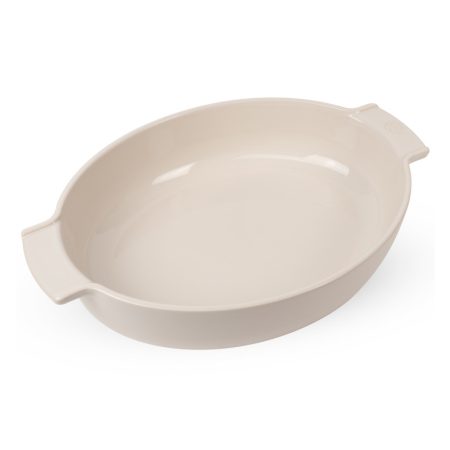 APPOLIA Naczynie owalne 40 cm ecru