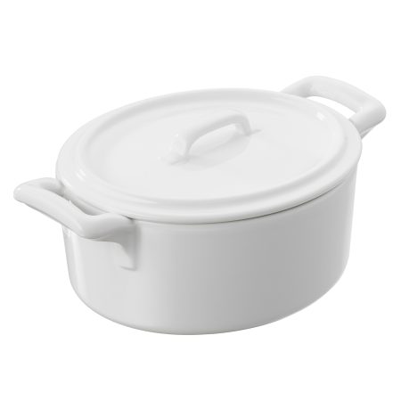 Belle cuisine blanche garnuszek z pokrywką biały