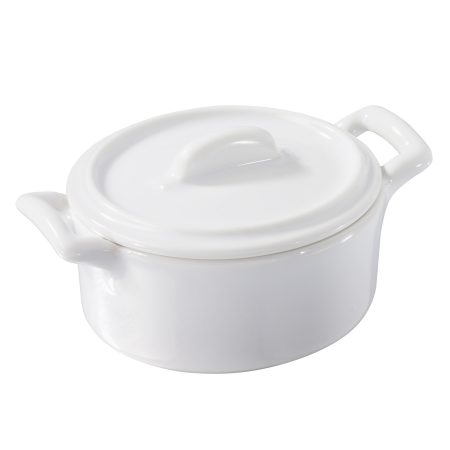 Belle cuisine blanche garnuszek z pokrywką biały