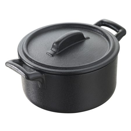 BELLE CUISINE NOIR garnuszek z pokrywą 200 ml