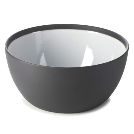 SOLID miska 20 cm, biało-czarna